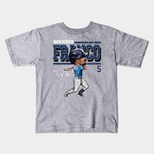 Wander Franco Tampa Bay Cartoon Kids T-Shirt